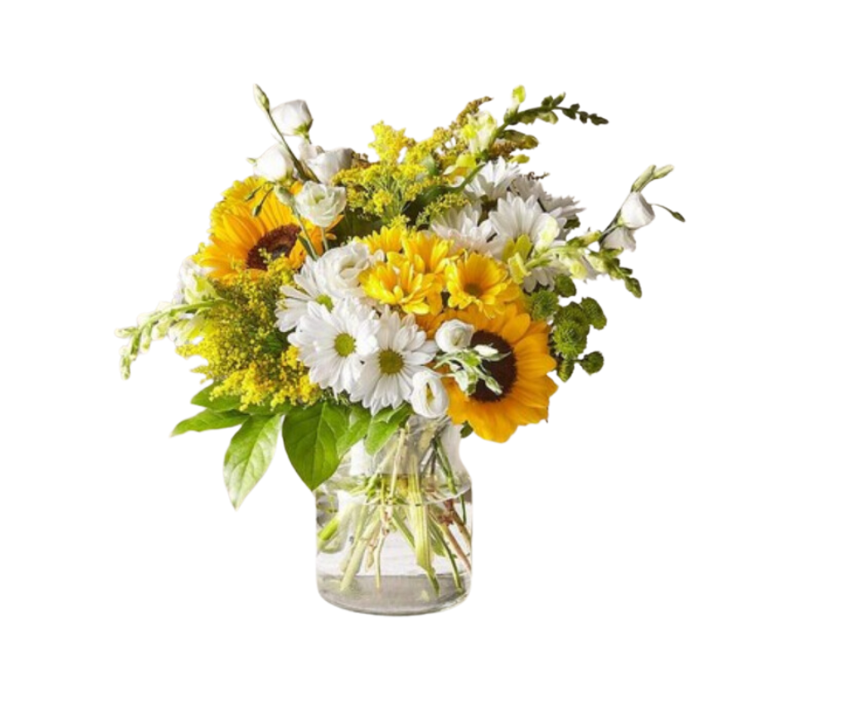 Bring on the Sun Bouquet, sunflower arrangement, Premium size