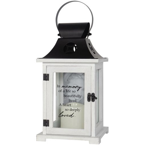 "In Memory Of" Picture Frame Lantern
