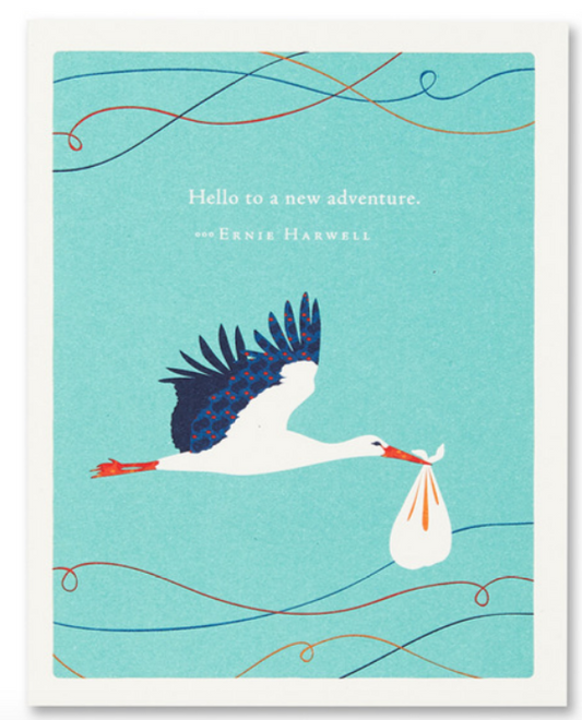 Hello to a new adventure card