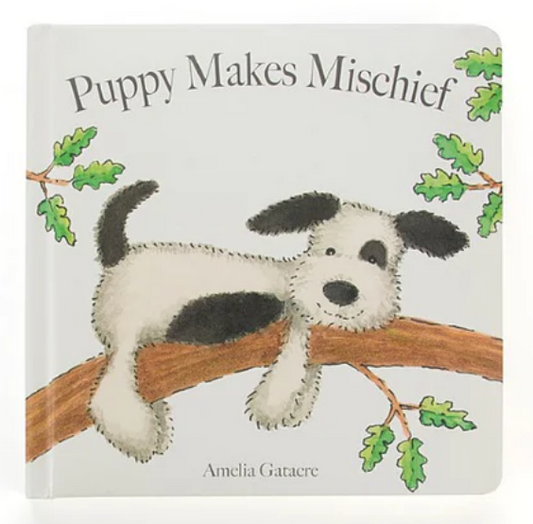 JELLYCAT:  Puppy Makes Mischief Book