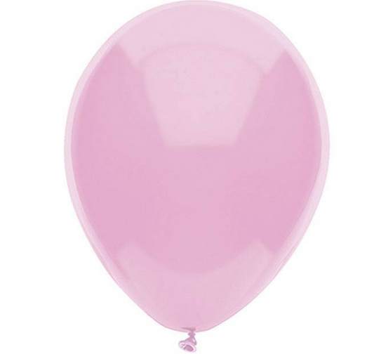 11" New Looks Pink Latex Balloon