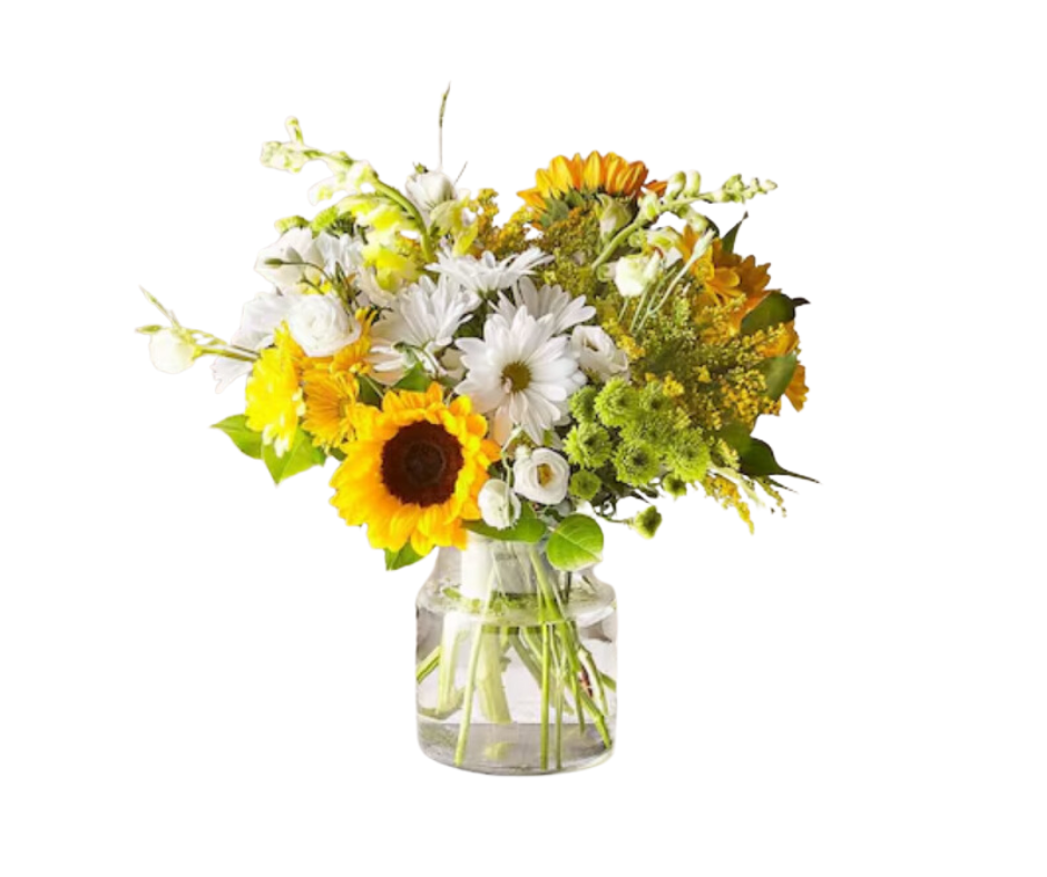 Bring on the Sun Bouquet, sunflower arrangement, Deluxe size