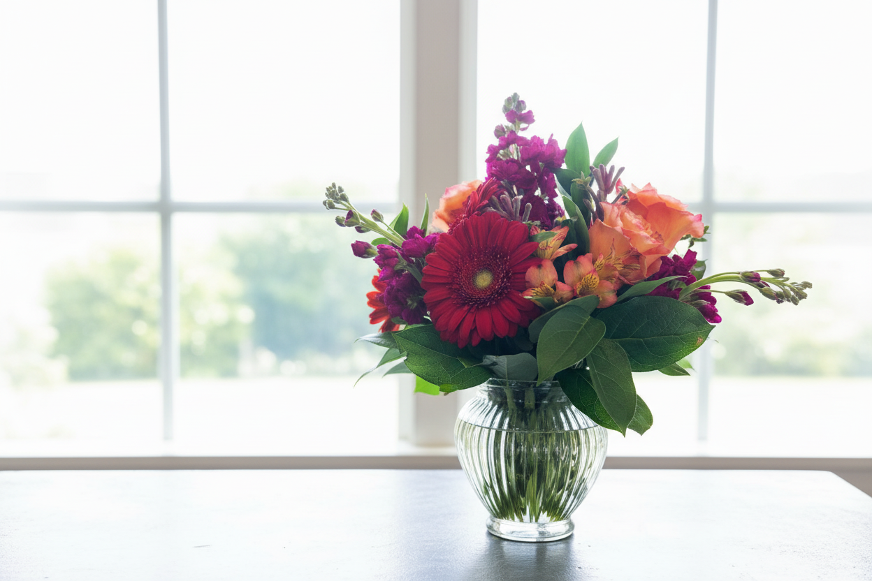The Daydream in Bloom Bouquet, colorful fresh flower arrangement, Mount Horeb florist