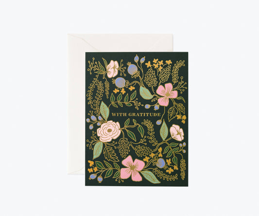 Rifle Paper Co. - With Gratitude Card