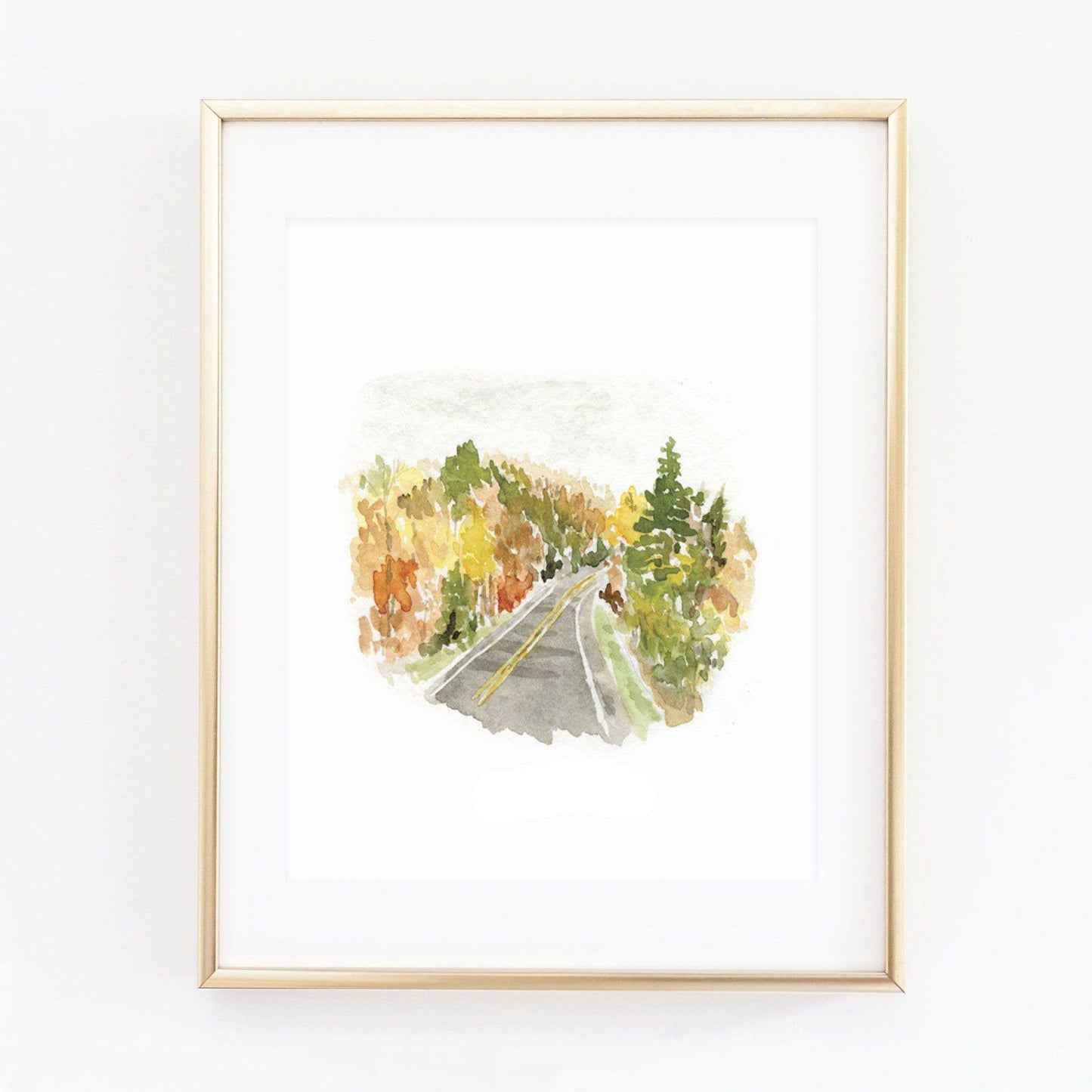 emily lex studio - autumn road art print