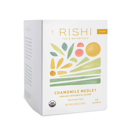 Chamomile Medley Organic Herbal Tea Sachets