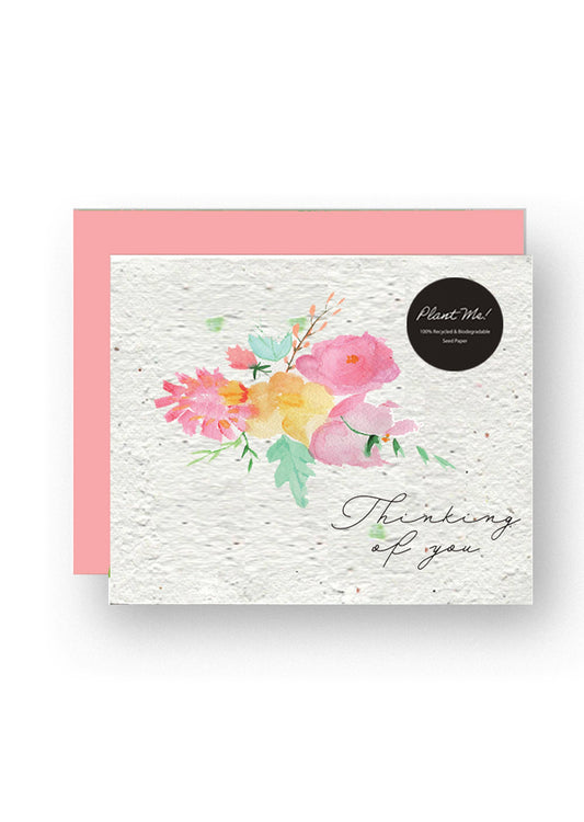 Thoughtful Greeting Card || Wildflower Seed Paper