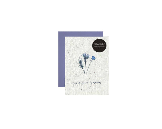 Artsy Em - Sympathy Card // Wildflower Seed Paper // Greeting Card