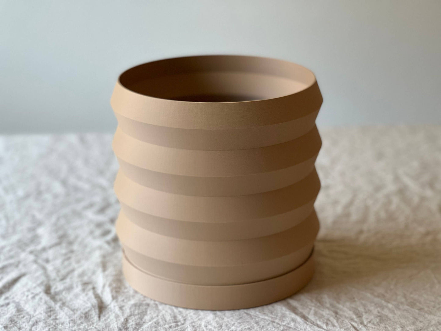 Solah Design - Lightweight Planter Pot | Beige | 4", 6" and 8" Sizes