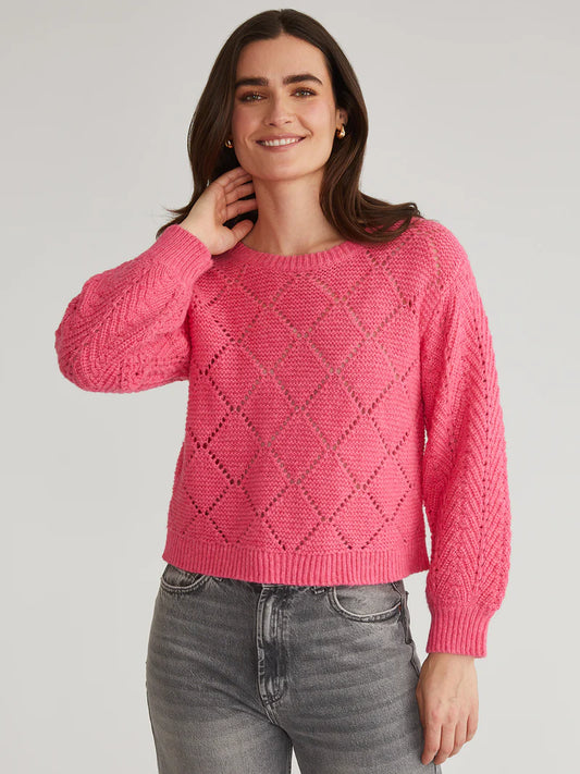 Pointelle Lofty Pullover