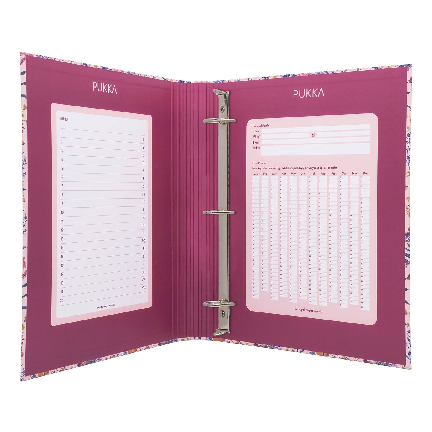 Pukka Bloom Rollbound Binder-Preloaded 3-Ring