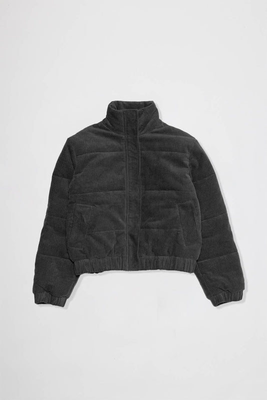 The Josie Jacket | Cropped Corduroy Puffer Jacket