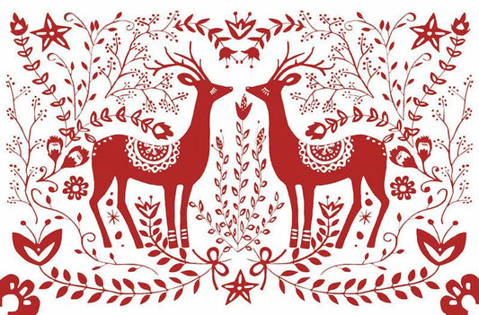 Reindeer Paper Placemats