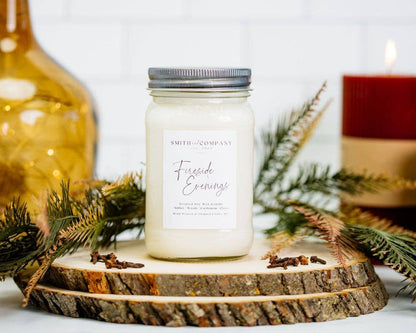 Fireside Evenings | Mason Jar Candle