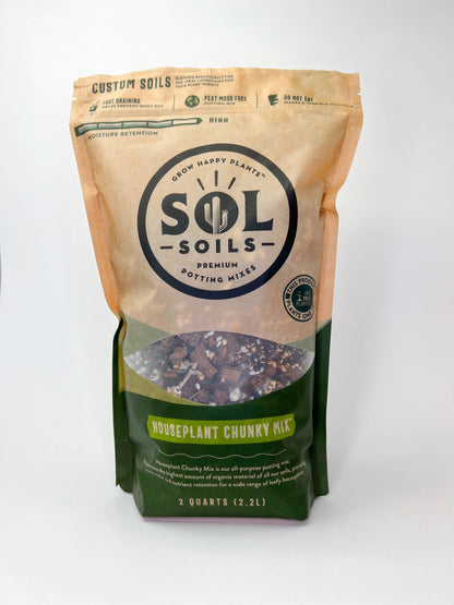 Soil (2Qt) Houseplant Chunky Mix (Aroid/Tropical Mix)