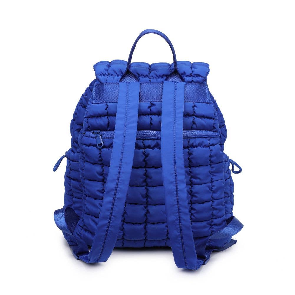 Vitality - Quilted Nylon Backpack: Emerald