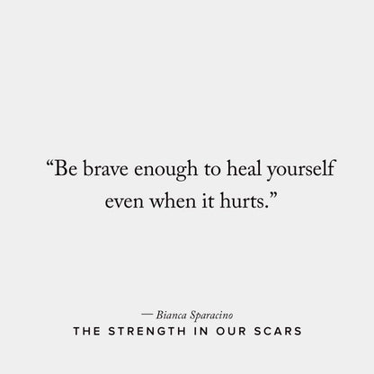 The Strength In Our Scars - book