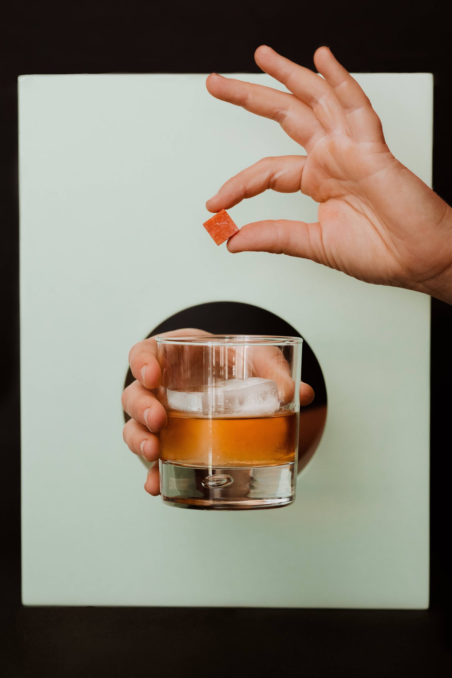 Old Fashioned Bitters Infused Cocktail Cubes