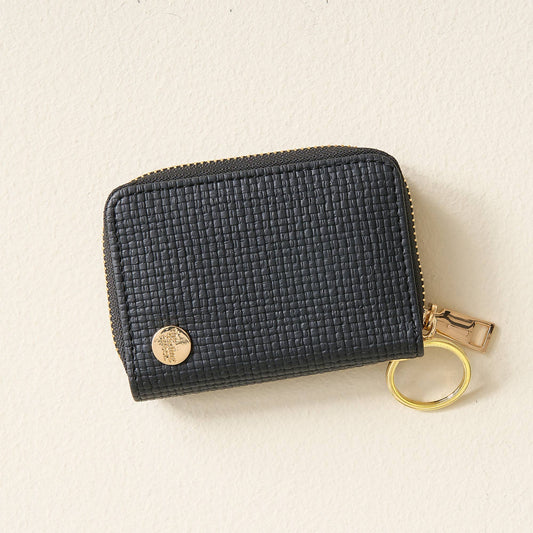 Zip Around Wallet-Black