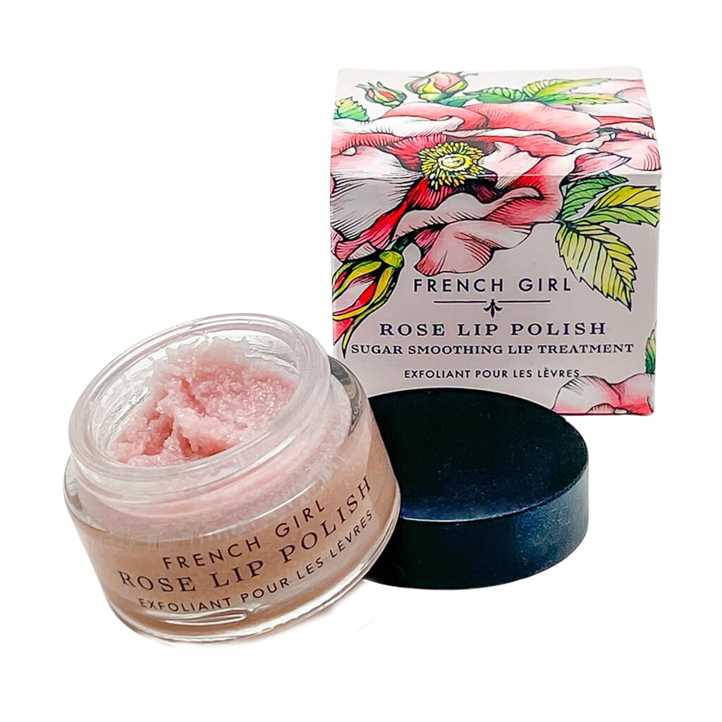 Organic Hydrating Rose Lip Polish & Scrub - 1 oz