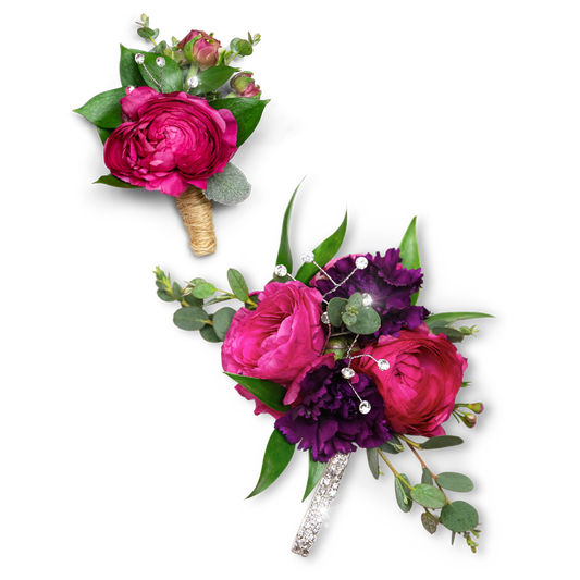 Allure Corsage and Boutonniere Set