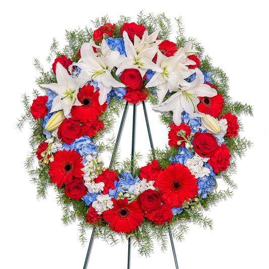 Stars and Stripes Forever Wreath