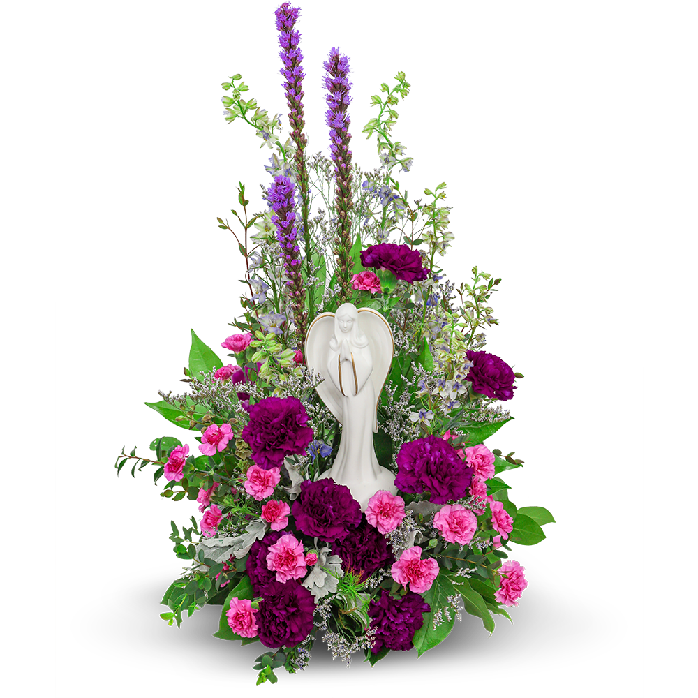 Eternal Embrace with Teleflora Angel Keepsake