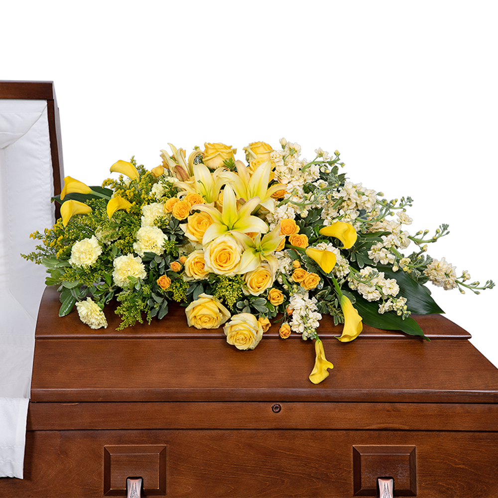 Radiant Remembrance Casket Spray