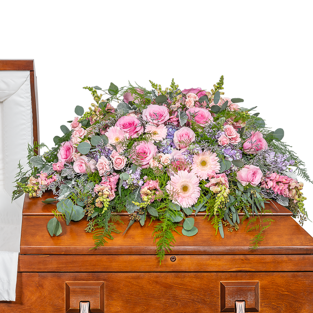 Glorious Garden Casket Spray