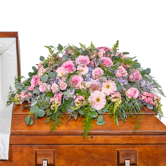 Glorious Garden Casket Spray