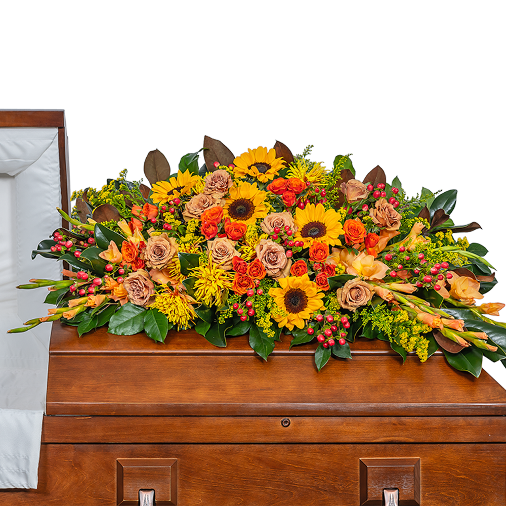 Sunset Serenade Casket Spray