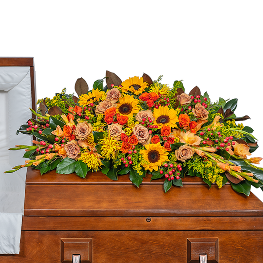 Sunset Serenade Casket Spray