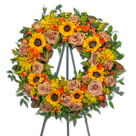 Sunset Serenade Wreath