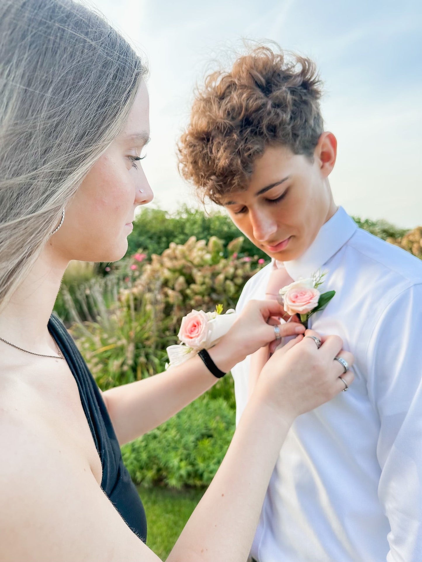 Custom Coordinating Corsage & Boutonniere