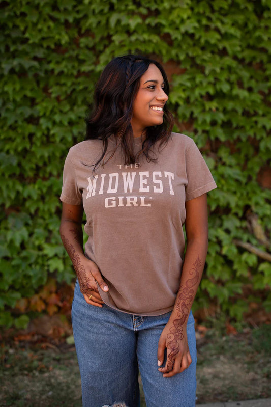 Midwest Girl Espresso Tee