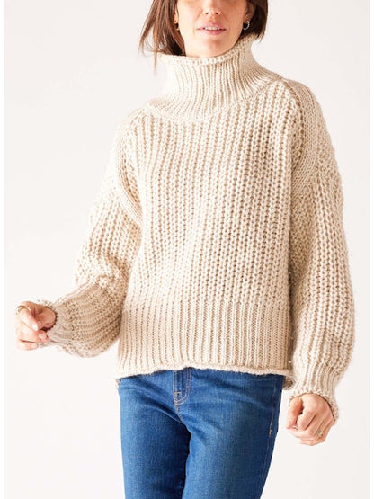 Mersea Beachside Sweater, Sea Salt