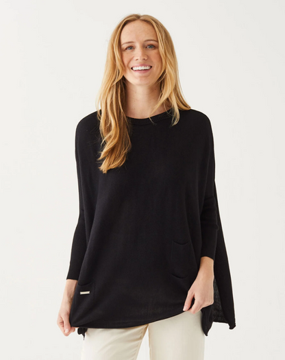 Catalina Crewneck Sweater, Black