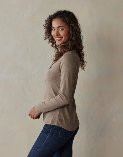 Women's Puremeso Long Sleeve Henley