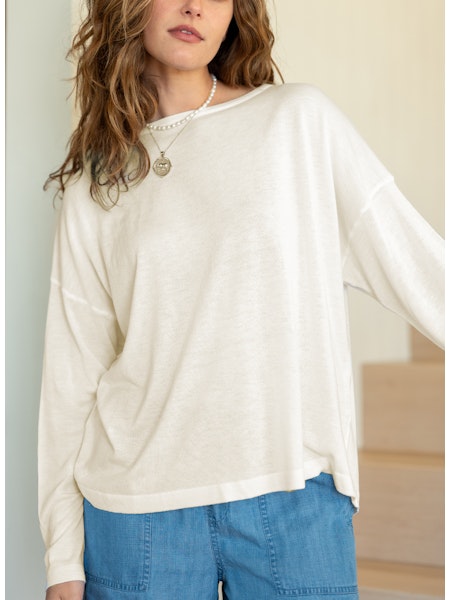 Delmar Sweater, Pearl