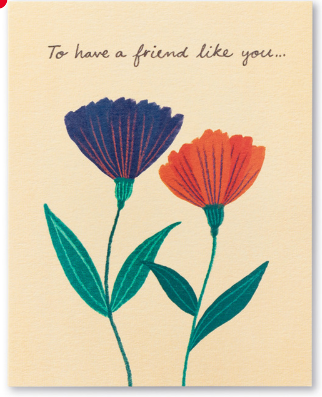 To have a friend like you card