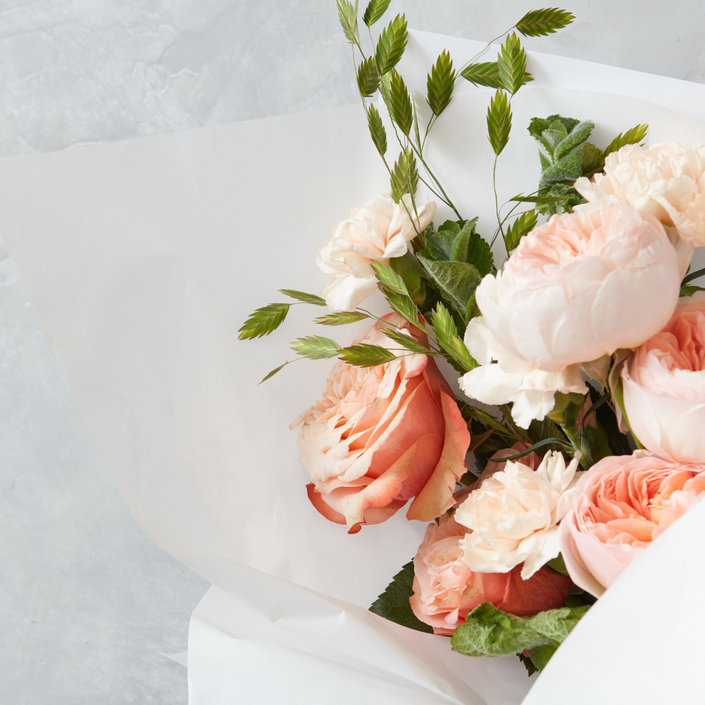 Fresh Floral Wrapped Bouquets