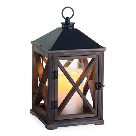 Wooden Candle Warmer Lantern