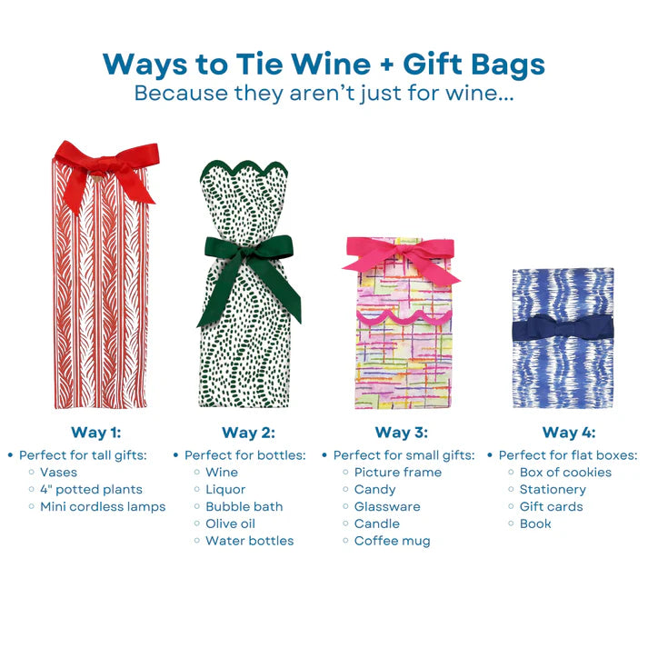 Green Dot Wine and Gift Bag Kit