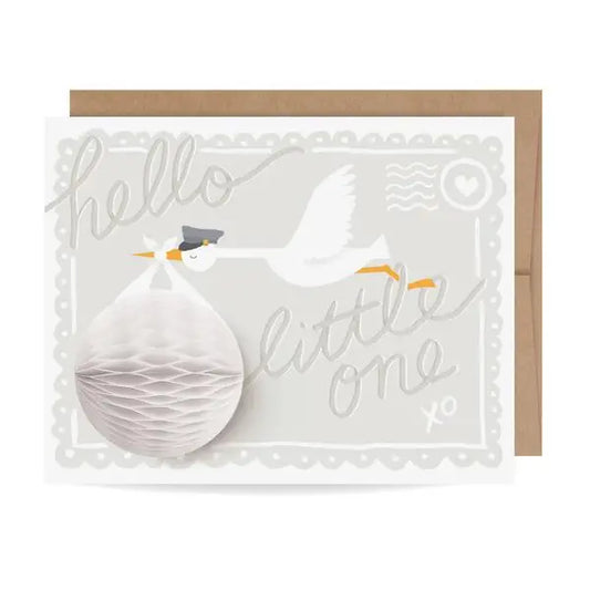 Baby Stork Pop-up Card