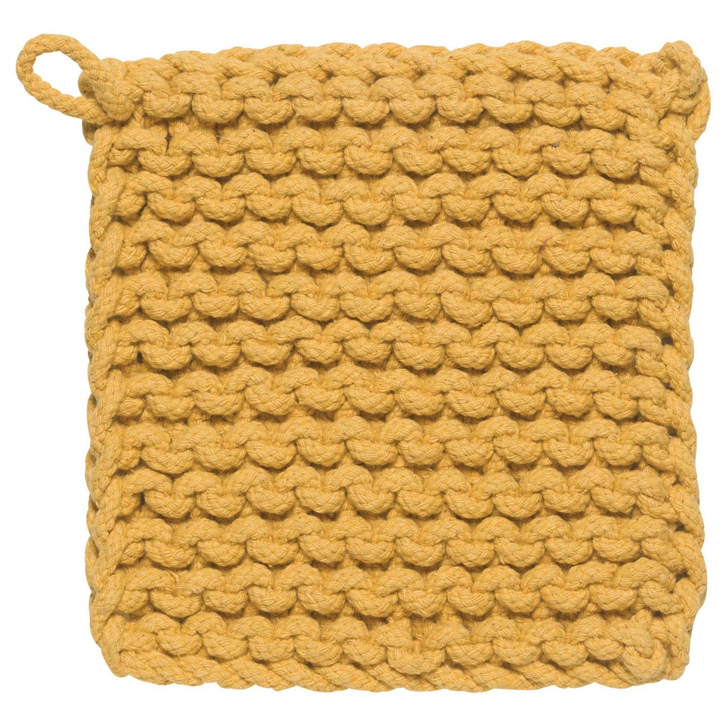 Ochre Knit Potholder