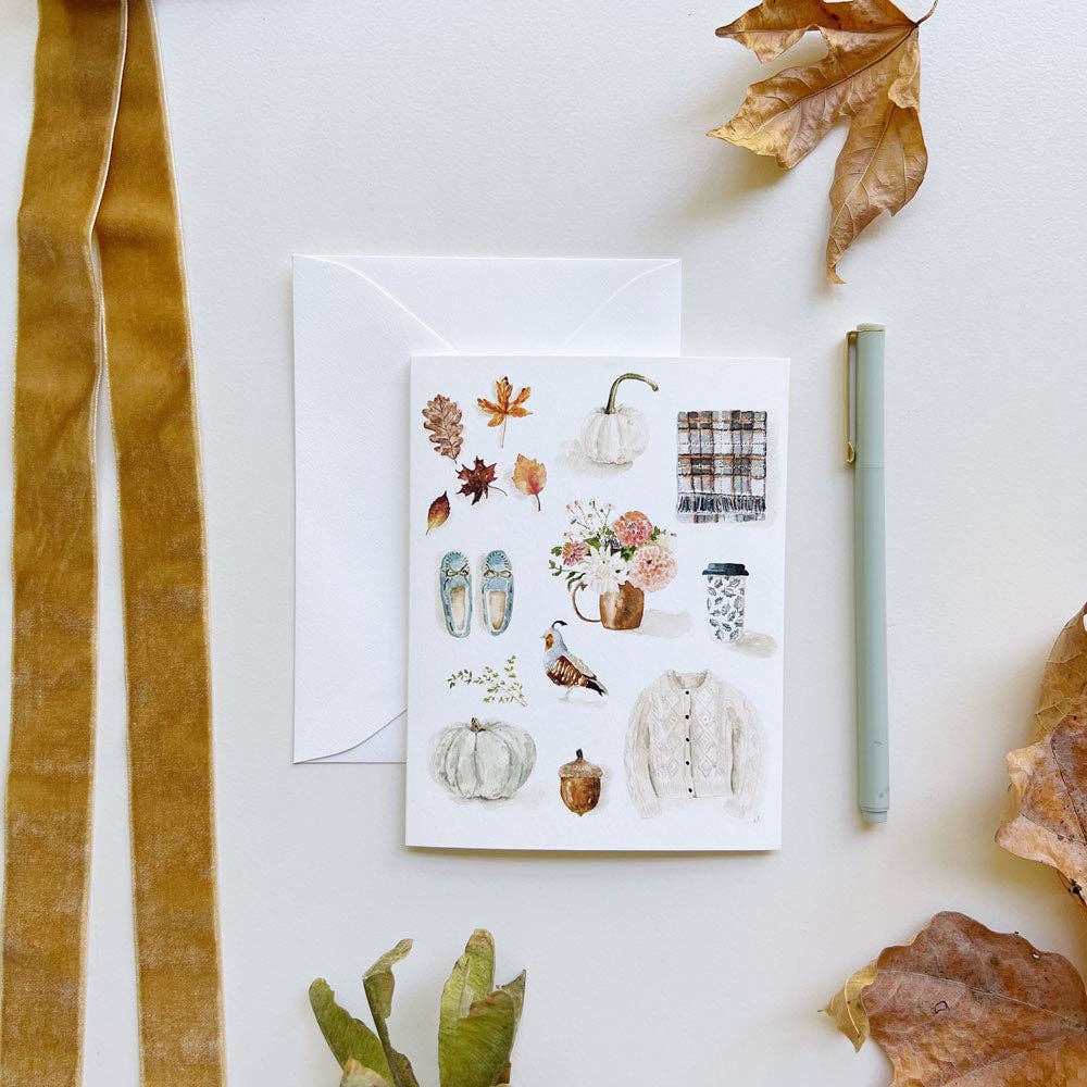 Autumn Watercolor Notecards