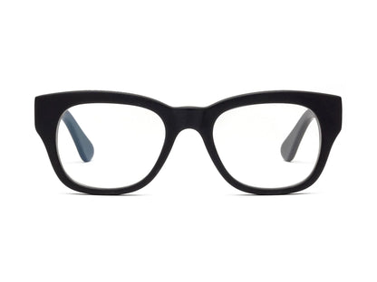 Miklos Reading Glasses, Matte Black