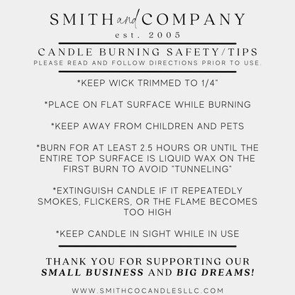 Stress Less | Smith & Company Mason Jar Candle