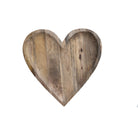 Mango Wood Heart Shaped Tray, Natural