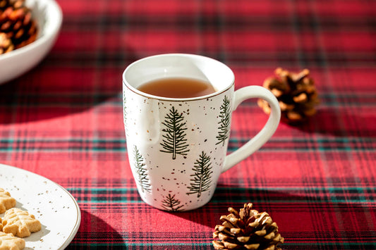 Snowy Pine Trees 14oz Mug